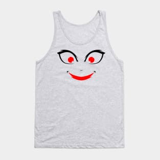 Smile - Black Tank Top